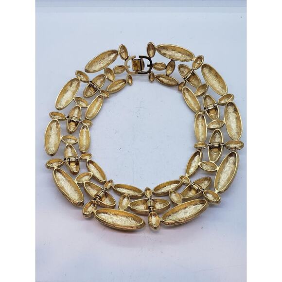 Vintage Givenchy Choker 1980s Chunky Textured RARE HTF Necklace - Picture 12 of 12